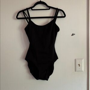 Vintage black one piece swimsuit